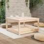 Mesa de jardín madera maciza de pino 82,5x82,5x45 cm en Mesas de jardín | Comprar online en Foru.es