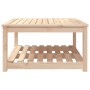 Mesa de jardín madera maciza de pino 82,5x82,5x45 cm en Mesas de jardín | Comprar online en Foru.es
