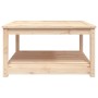 Mesa de jardín madera maciza de pino 82,5x82,5x45 cm en Mesas de jardín | Comprar online en Foru.es