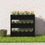 Jardinera de madera maciza de pino negro 112x25x104,5 cm de vidaXL, Maceteros y jardineras - Ref: Foro24-823924, Precio: 123,...