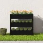 Jardinera de madera maciza de pino negro 112x25x104,5 cm de vidaXL, Maceteros y jardineras - Ref: Foro24-823924, Precio: 114,...