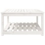 Mesa de jardín madera maciza pino blanco 82,5x82,5x45 cm en Mesas de jardín | Comprar online en Foru.es
