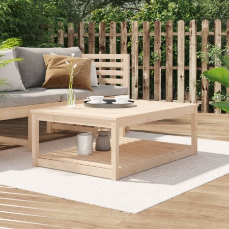 Mesa de jardín madera maciza pino 121x82,5x45 cm en Mesas de jardín | Comprar online en Foru.es