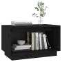 Mueble de TV de madera maciza de pino negro 60x35x35 cm de vidaXL, Muebles TV - Ref: Foro24-813828, Precio: 35,74 €, Descuent...