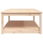 Mesa de jardín madera maciza pino 121x82,5x45 cm en Mesas de jardín | Comprar online en Foru.es