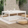Mesa de jardín madera maciza pino blanco 121x82,5x45 cm en Mesas de jardín | Comprar online en Foru.es