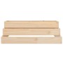 Jardinera de madera maciza de pino 80x80x27 cm de vidaXL, Maceteros y jardineras - Ref: Foro24-823892, Precio: 34,18 €, Descu...