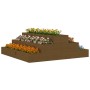 Jardinera de madera maciza de pino marrón miel 80x80x27 cm de vidaXL, Maceteros y jardineras - Ref: Foro24-823895, Precio: 58...
