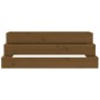 Jardinera de madera maciza de pino marrón miel 80x80x27 cm de vidaXL, Maceteros y jardineras - Ref: Foro24-823895, Precio: 58...