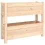 Jardinera de madera maciza de pino 77x25x66 cm de vidaXL, Maceteros y jardineras - Ref: Foro24-823941, Precio: 56,75 €, Descu...