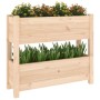 Jardinera de madera maciza de pino 77x25x66 cm de vidaXL, Maceteros y jardineras - Ref: Foro24-823941, Precio: 63,65 €, Descu...