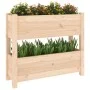 Jardinera de madera maciza de pino 77x25x66 cm de vidaXL, Maceteros y jardineras - Ref: Foro24-823941, Precio: 56,75 €, Descu...