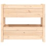 Jardinera de madera maciza de pino 77x25x66 cm de vidaXL, Maceteros y jardineras - Ref: Foro24-823941, Precio: 63,65 €, Descu...