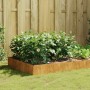 Jardinera acero corten 100x100x33,5 cm en Macetas y jardineras | Comprar online en Foru.es