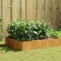 Jardinera acero corten 100x100x41 cm en Macetas y jardineras | Comprar online en Foru.es