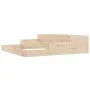 Jardinera de madera maciza de pino 107x107x27 cm de vidaXL, Maceteros y jardineras - Ref: Foro24-823913, Precio: 59,02 €, Des...