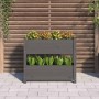 Jardinera de madera maciza de pino gris 77x25x66 cm de vidaXL, Maceteros y jardineras - Ref: Foro24-823943, Precio: 67,23 €, ...