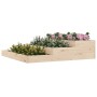 Jardinera de madera maciza de pino 107x107x27 cm de vidaXL, Maceteros y jardineras - Ref: Foro24-823913, Precio: 60,05 €, Des...