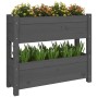 Jardinera de madera maciza de pino gris 77x25x66 cm de vidaXL, Maceteros y jardineras - Ref: Foro24-823943, Precio: 67,23 €, ...