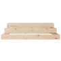 Jardinera de madera maciza de pino 107x107x27 cm de vidaXL, Maceteros y jardineras - Ref: Foro24-823913, Precio: 60,05 €, Des...