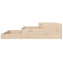 Jardinera de madera maciza de pino 107x107x27 cm de vidaXL, Maceteros y jardineras - Ref: Foro24-823913, Precio: 60,05 €, Des...