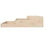 Jardinera de madera maciza de pino 107x107x27 cm de vidaXL, Maceteros y jardineras - Ref: Foro24-823913, Precio: 59,02 €, Des...