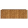Jardinera acero corten 120x40x40 cm en Macetas y jardineras | Comprar online en Foru.es