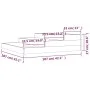 Jardinera de madera maciza de pino 107x107x27 cm de vidaXL, Maceteros y jardineras - Ref: Foro24-823913, Precio: 59,02 €, Des...