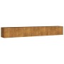 Jardinera acero corten 280x40x40 cm en Macetas y jardineras | Comprar online en Foru.es