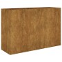 Jardinera acero corten 120x40x80 cm en Macetas y jardineras | Comprar online en Foru.es
