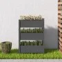 Jardinera de madera maciza de pino gris 77x25x104,5 cm de vidaXL, Maceteros y jardineras - Ref: Foro24-823936, Precio: 94,26 ...