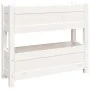 Jardinera de madera maciza de pino blanco 77x25x66 cm de vidaXL, Maceteros y jardineras - Ref: Foro24-823942, Precio: 64,25 €...