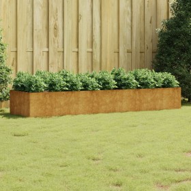 Jardinera acero corten 280x80x40 cm en Macetas y jardineras | Comprar online en Foru.es