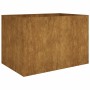 Jardinera acero corten 120x80x80 cm en Macetas y jardineras | Comprar online en Foru.es