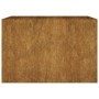 Jardinera acero corten 120x80x80 cm en Macetas y jardineras | Comprar online en Foru.es
