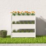 Jardinera de madera maciza de pino blanco 112x25x104,5 cm de vidaXL, Maceteros y jardineras - Ref: Foro24-823921, Precio: 122...