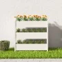 Jardinera de madera maciza de pino blanco 112x25x104,5 cm de vidaXL, Maceteros y jardineras - Ref: Foro24-823921, Precio: 121...