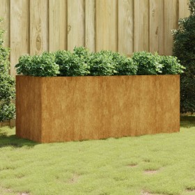 Jardinera acero corten 200x80x80 cm en Macetas y jardineras | Comprar online en Foru.es