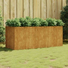 Jardinera acero corten 200x80x80 cm en Macetas y jardineras | Comprar online en Foru.es