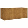 Jardinera acero corten 200x80x80 cm en Macetas y jardineras | Comprar online en Foru.es