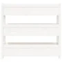 Jardinera de madera maciza de pino blanco 112x25x104,5 cm de vidaXL, Maceteros y jardineras - Ref: Foro24-823921, Precio: 121...