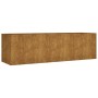 Jardinera acero corten 280x80x80 cm en Macetas y jardineras | Comprar online en Foru.es