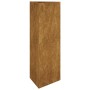 Jardinera de acero corten 30x26x75 cm en Macetas y jardineras | Comprar online en Foru.es