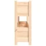 Jardinera de madera maciza de pino 112x25x66 cm de vidaXL, Maceteros y jardineras - Ref: Foro24-823927, Precio: 68,35 €, Desc...