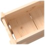 Jardinera de madera maciza de pino 112x25x66 cm de vidaXL, Maceteros y jardineras - Ref: Foro24-823927, Precio: 73,21 €, Desc...