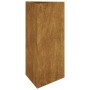 Jardinera de acero corten 40x34,5x75 cm en Macetas y jardineras | Comprar online en Foru.es