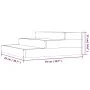 Jardinera de madera maciza de pino gris 78x78x27 cm de vidaXL, Maceteros y jardineras - Ref: Foro24-823908, Precio: 42,59 €, ...