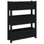Jardinera de madera maciza de pino negro 77x25x104,5 cm de vidaXL, Maceteros y jardineras - Ref: Foro24-823938, Precio: 97,57...