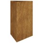 Jardinera de acero corten 50x43x75 cm en Macetas y jardineras | Comprar online en Foru.es