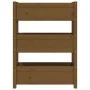 Jardinera de madera maciza de pino marrón miel 77x25x104,5 cm de vidaXL, Maceteros y jardineras - Ref: Foro24-823937, Precio:...